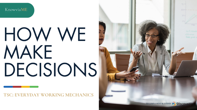 How We Make Decisions